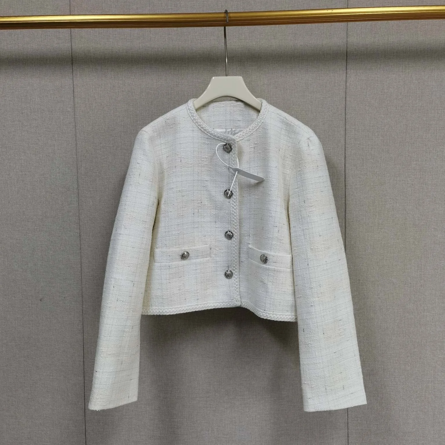 

M Home Autumn Winter New Women's ort Single Button Highii Sle Outerwear Top VE00600 Commute Sle Straight Tube Design