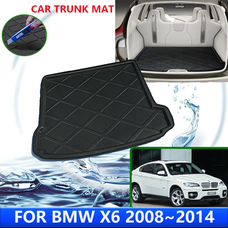 

For BMW X6 E71 2008~2014 2009 2010 2011 2012 Car Rear Trunk Protector Pads Auto Waterproof Liner Anti-Fouling Mats Accessories