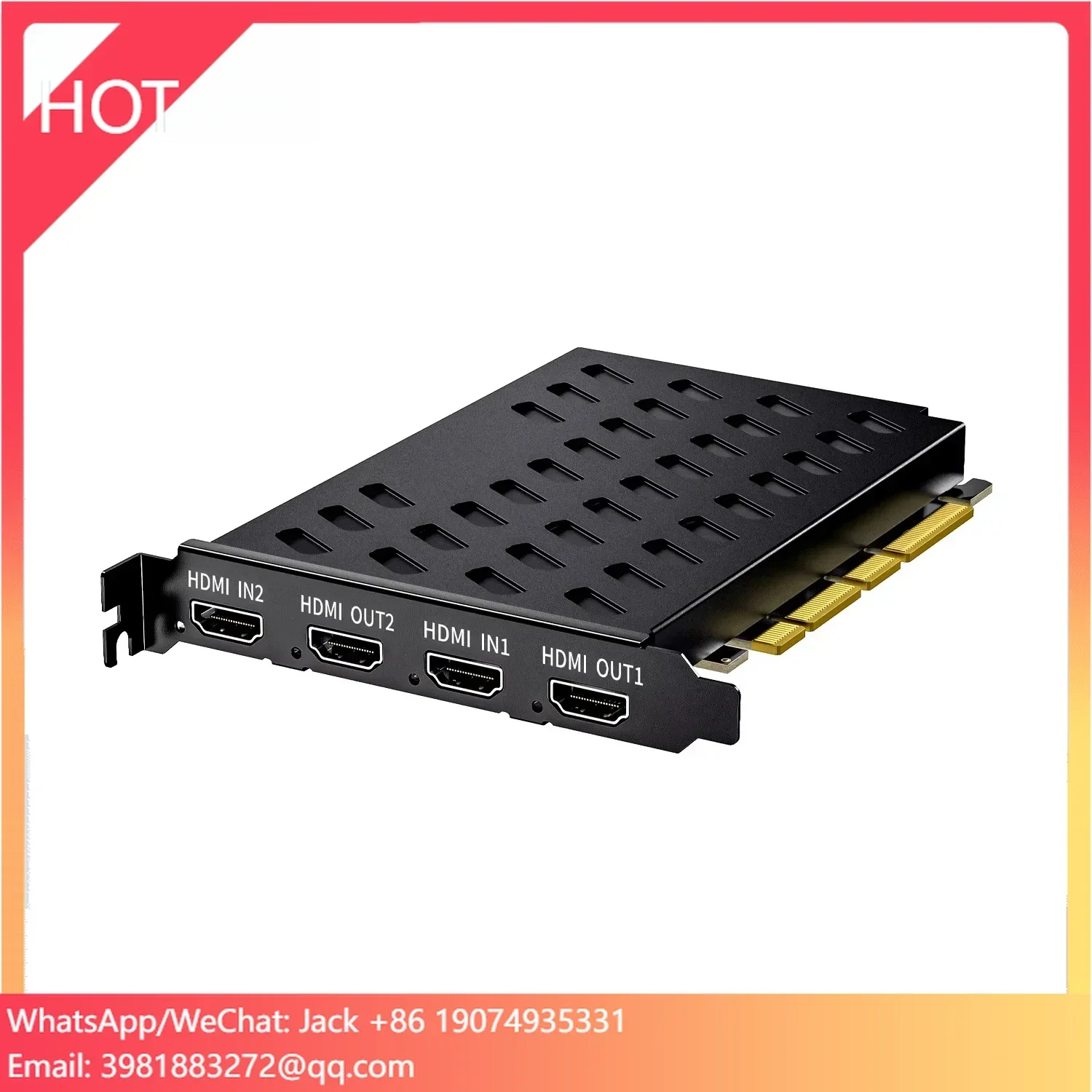 Unisheen 2 Channel 4k60 4k PCI-e Interface Video Capture Card Equipment