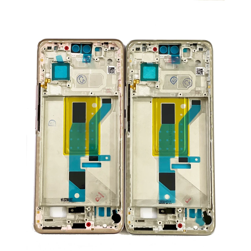 For Xiaomi 13 Lite Middle Frame Faceplate Front Frame Bezel Middle Housing Chassis + Side Buttons Repair Parts