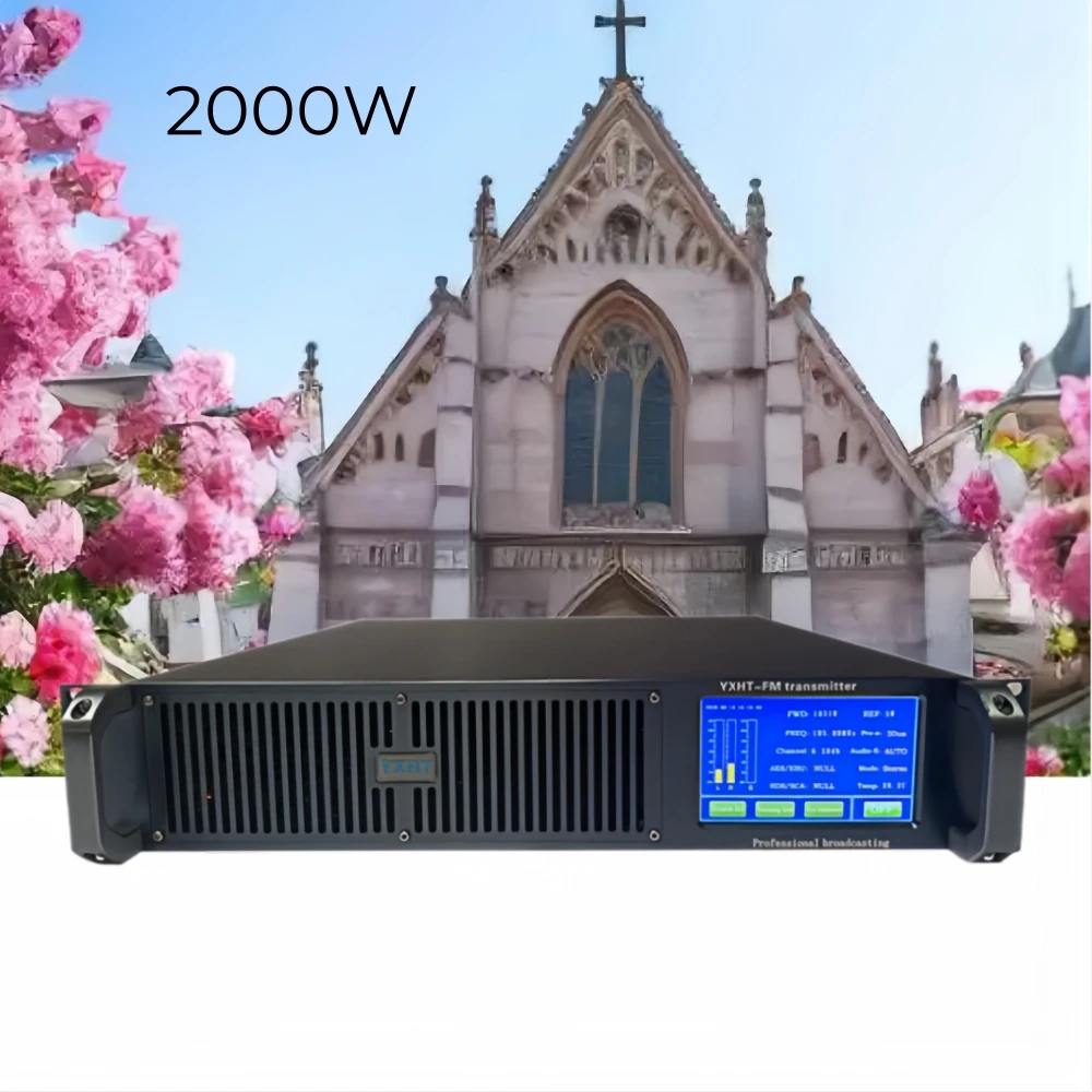 

YXHT-2 2KW FM Transmitter (2000W): Stereo Broadcast Equipment Designed for Schools, Churches & Radio Station Operations