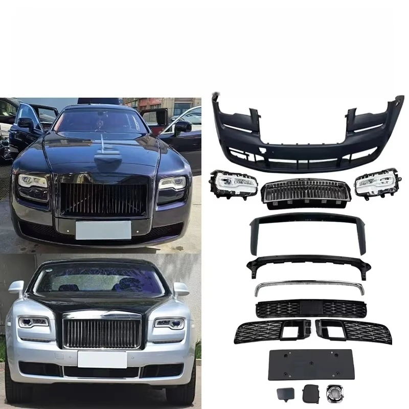 Suitable for Ghost Old and New Headlights First Generation Upgrade Generation Front Bumper Kit Front Nozzle