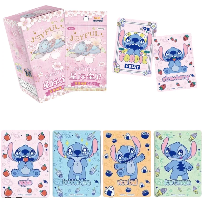 CARD.FUN الأصلي ليلو وستيتش جمع بطاقات للأطفال الرسوم المتحركة غرزة لحظات مؤذية صريف بطاقات فنية اللعب الهدايا #1