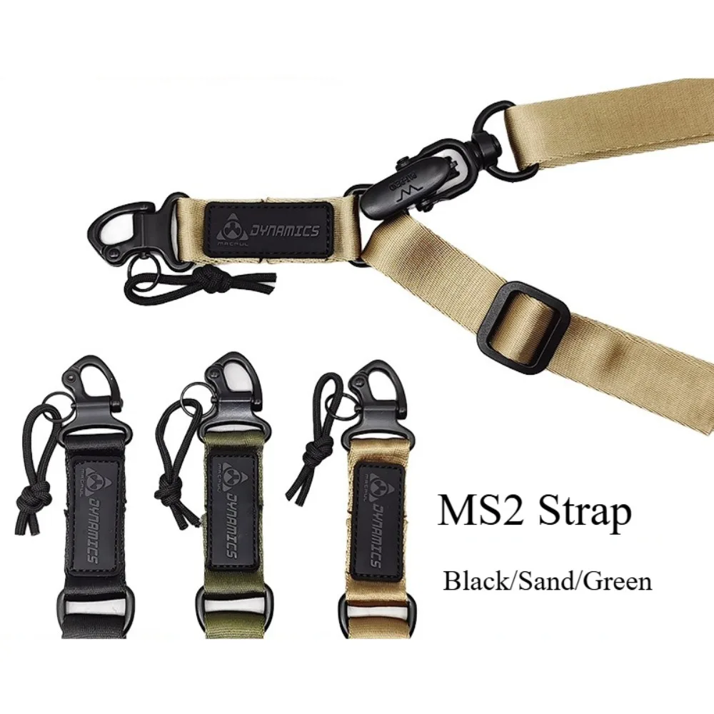 

MS2 Nylon Tactical Strap CS Tactical Strap Lanyard Rope Multi-purpose Double Point Rope