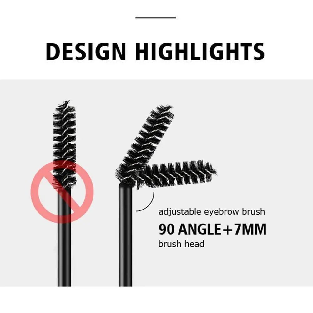 Bezbarwny żel do modelowania brwi Wodoodporny, transparentny, naturalny uchwyt do bezskazowego stylizowania brwi Długotrwały, odporny na rozmazywanie