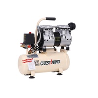 220V 8L Industrial Air Compressor Silent Oil-Free Air Compressor High-pressure Air Pump Low noise Car Air Compressor 0.7MPa