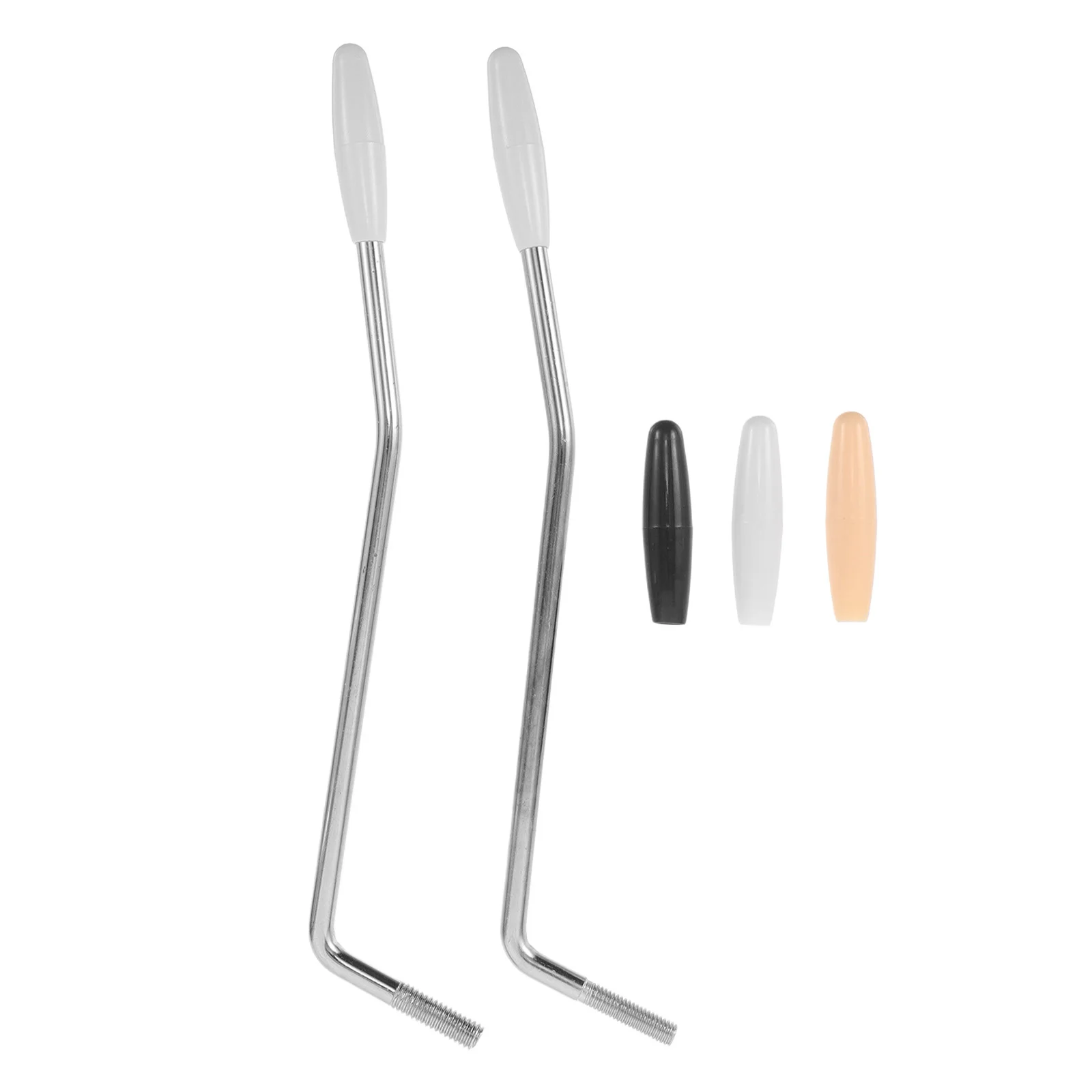 

2Pcs Electric Guitar Tremolo Arm Metal Vibrato Bar Dual Thread Compatibility Precise Control Long Term Use Accessories