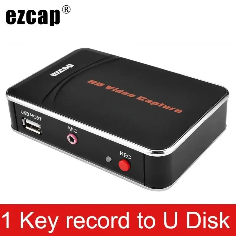 Top EZCAP 280HD HDMI Game Capture Card Video Record Box 1080P 30fps Game Recorder for Xbox PS3 PS4 MIC Input ,to USB Disk,no