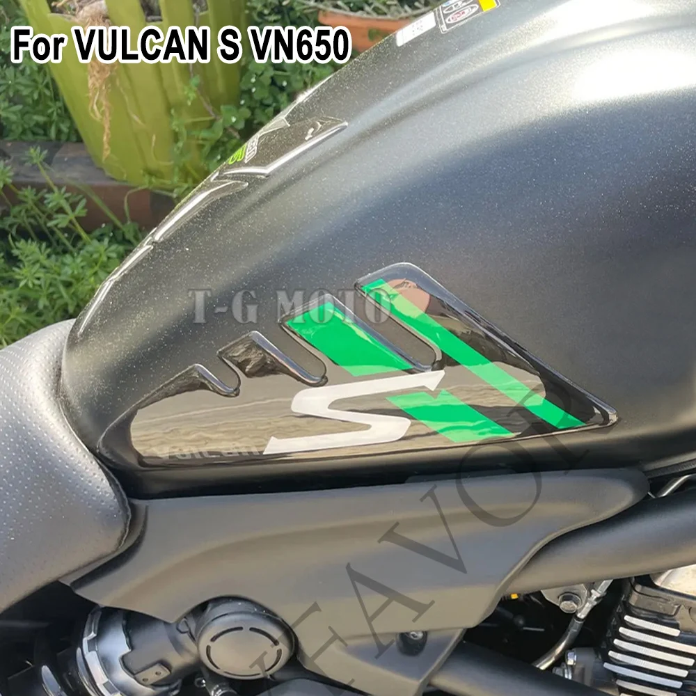 Motorcycle Tank Pad Fuel Oil Kit Knee Fish Bone Fairing Fender Protector Stickers Decal For Kawasaki VULCAN S VULCAN-S 650 VN650 - Image 6
