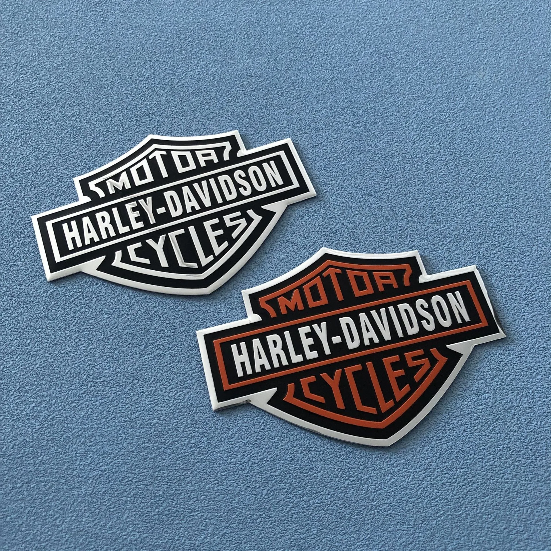Decorative Logo Motorcycle Personalized Modified Car Sticker 3D Stereo Auto Stickers Badge For Harley Davidson Helmet Sticker view 2