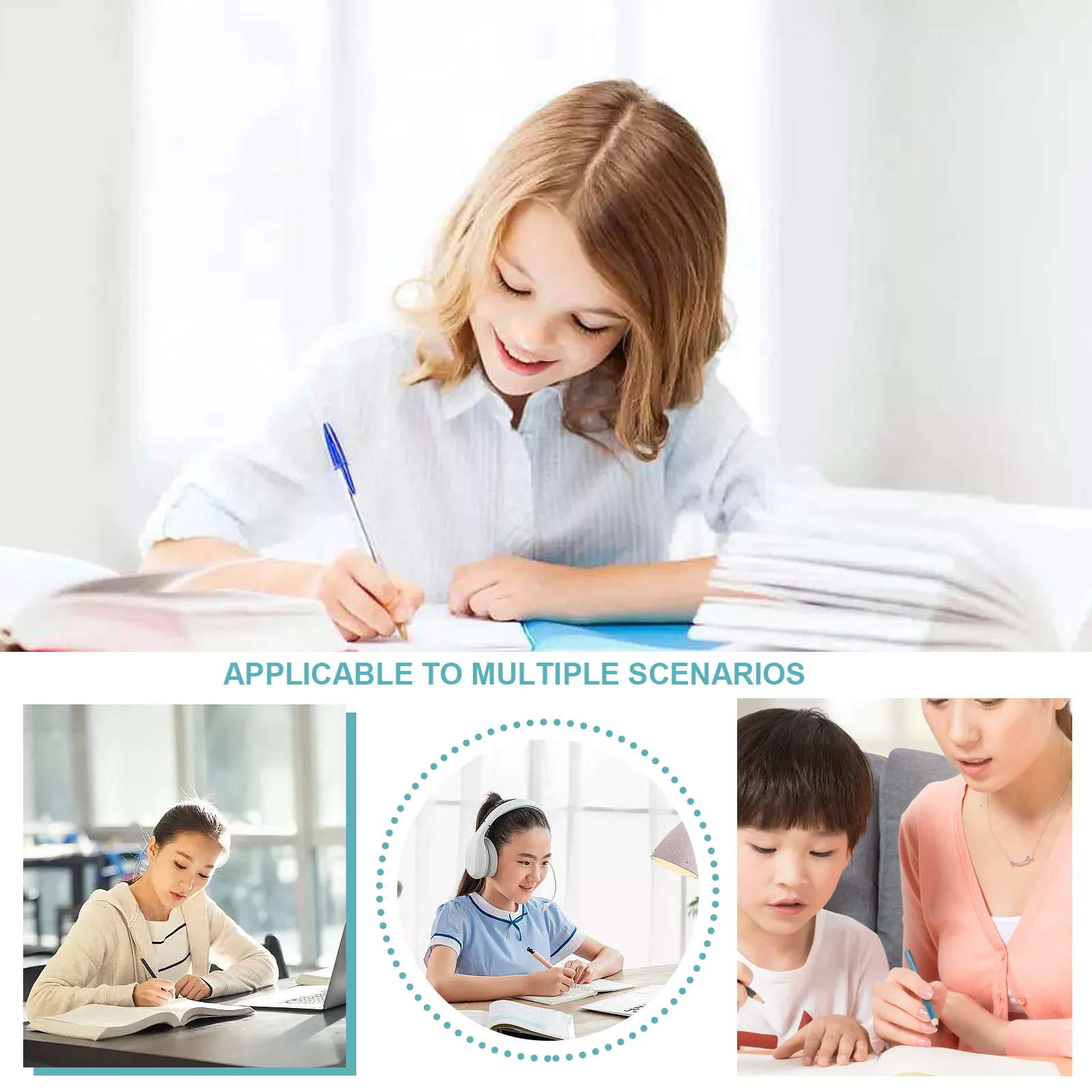 

12Pcs Golf Ballpoint Pen Hard Alloy Putter Design Long-Lasting Office Desk Stationery Gift Supplies Ballpoint Pen