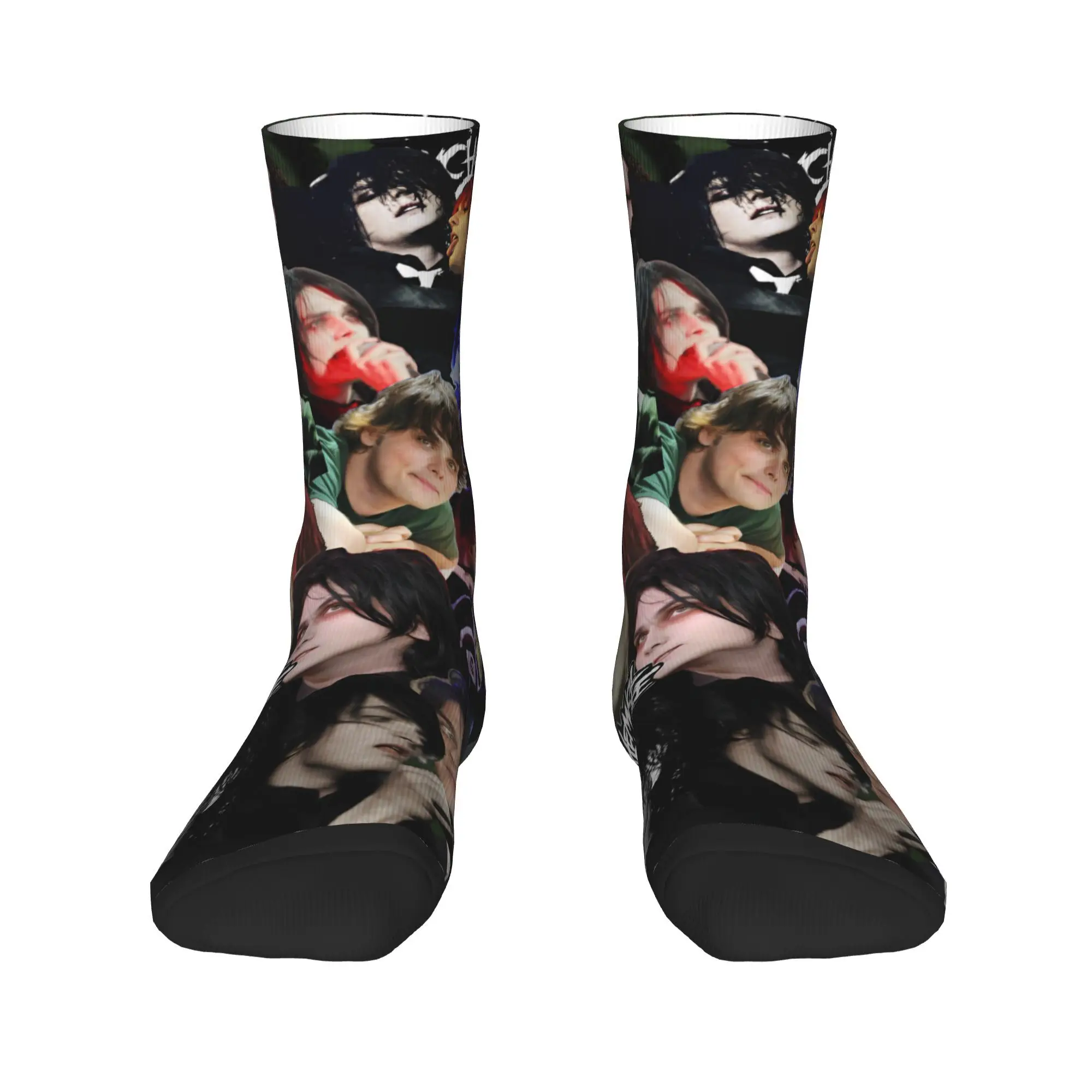 Gerard Way My Chemical Romance Printing Socks Product for Casual Wear Cozy  Crew Socks