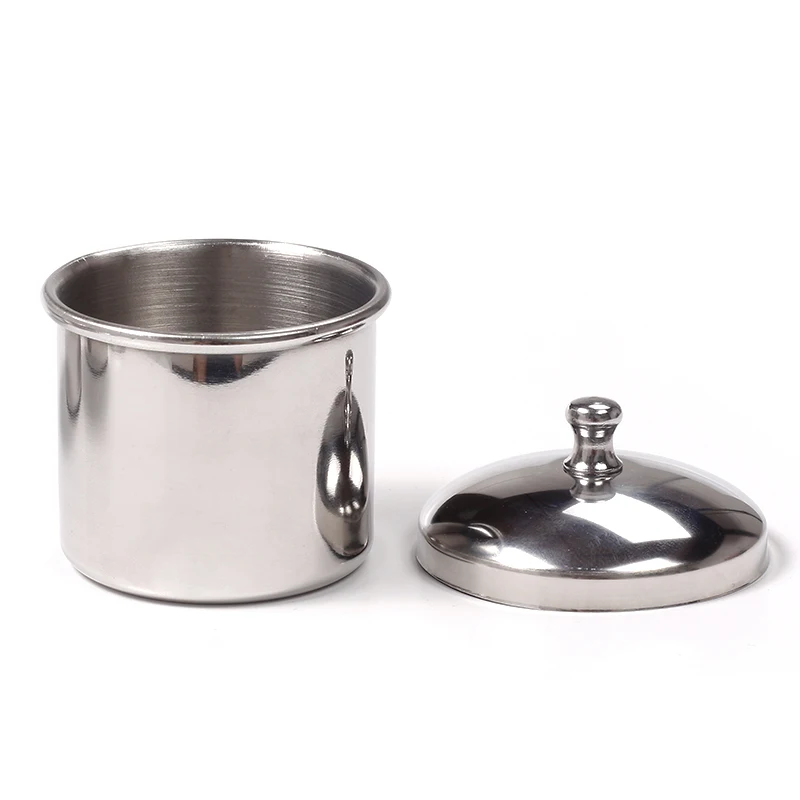 3Pcs Stainless Steel Nail Cup Set Nail Art Mini Powder&Liquide Dappen Dish  Mirror Polishing Nail Stylist Supplies Manicure Tool