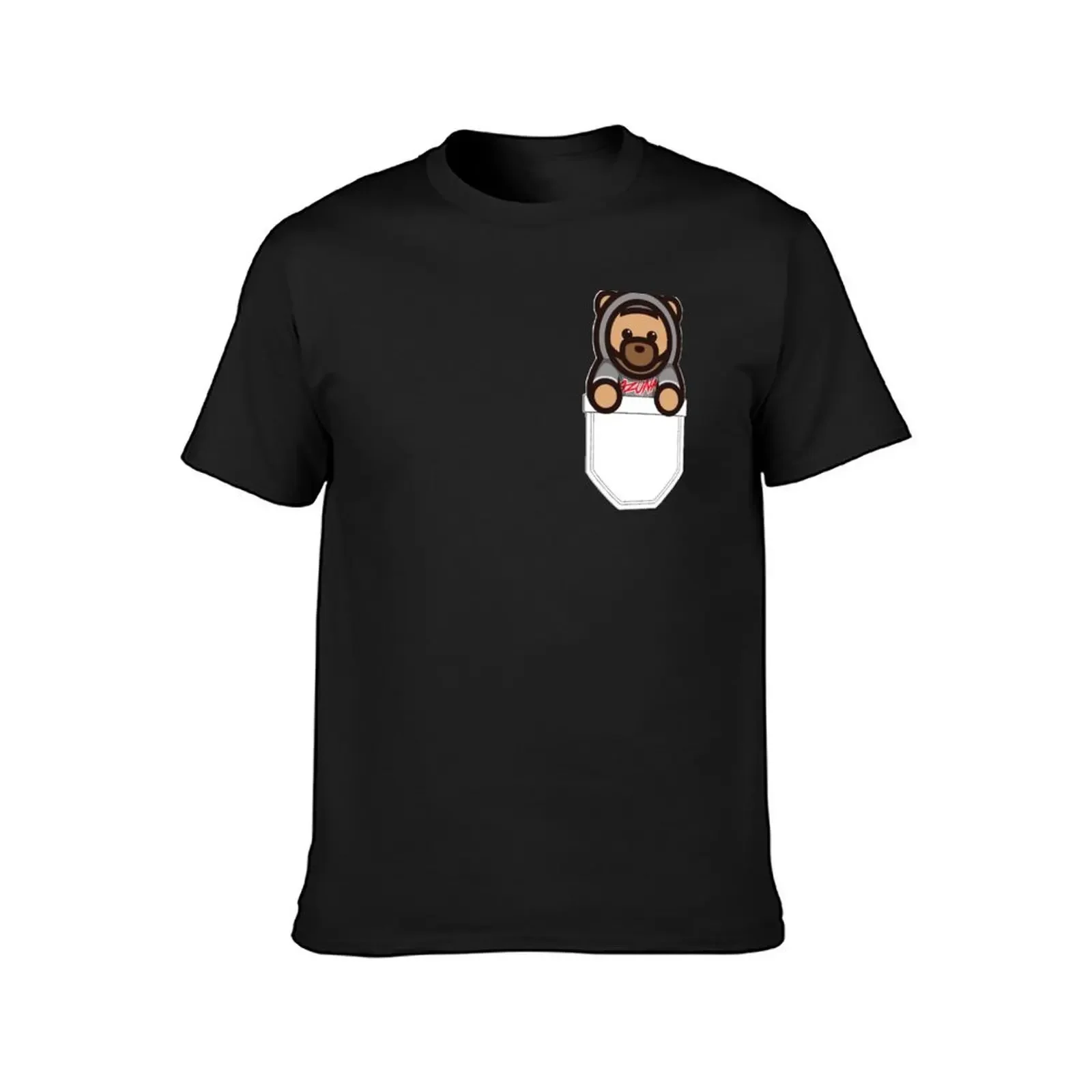 Ozuna Oso Pocket T-Shirt anime tshirt vintage t shirts street wear plus size clothes plain t shirts men