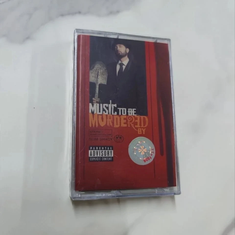 Rap Eminem Slim Shady Music Tape Music To Be Murdered By Album Lucky You Cassettes Cosplay Recorder Walkman Car Soundtracks Box