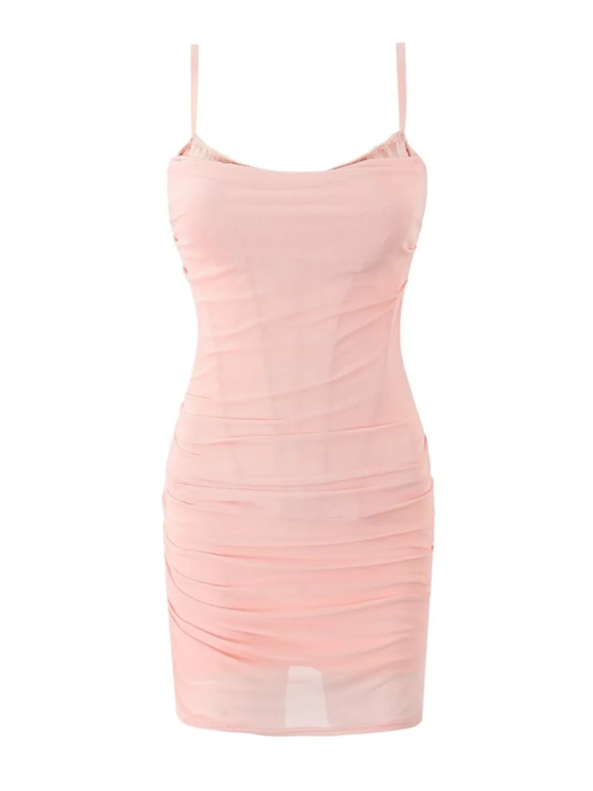 섹시한 로우컷 플리츠 허리 벨트 스트랩 슬림핏 엉덩이를 덮는 발레 스커트 여성 패션 봄 2025