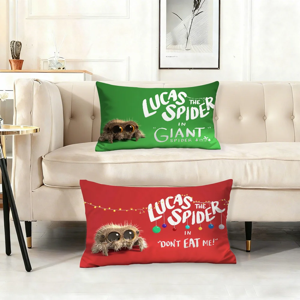 Cartoon Movie L-Lucas the S-Spider Pillow Case Sofa Living Room Bedroom Headboard Backrest Cushion Nap Time