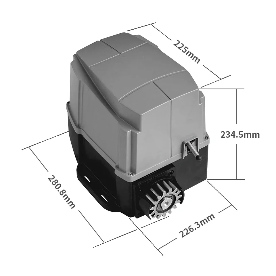 Residential Sliding Door Opener, Wireless Remote Automatic Door Operator Motors, AC 110V, 220V, 800Kgs