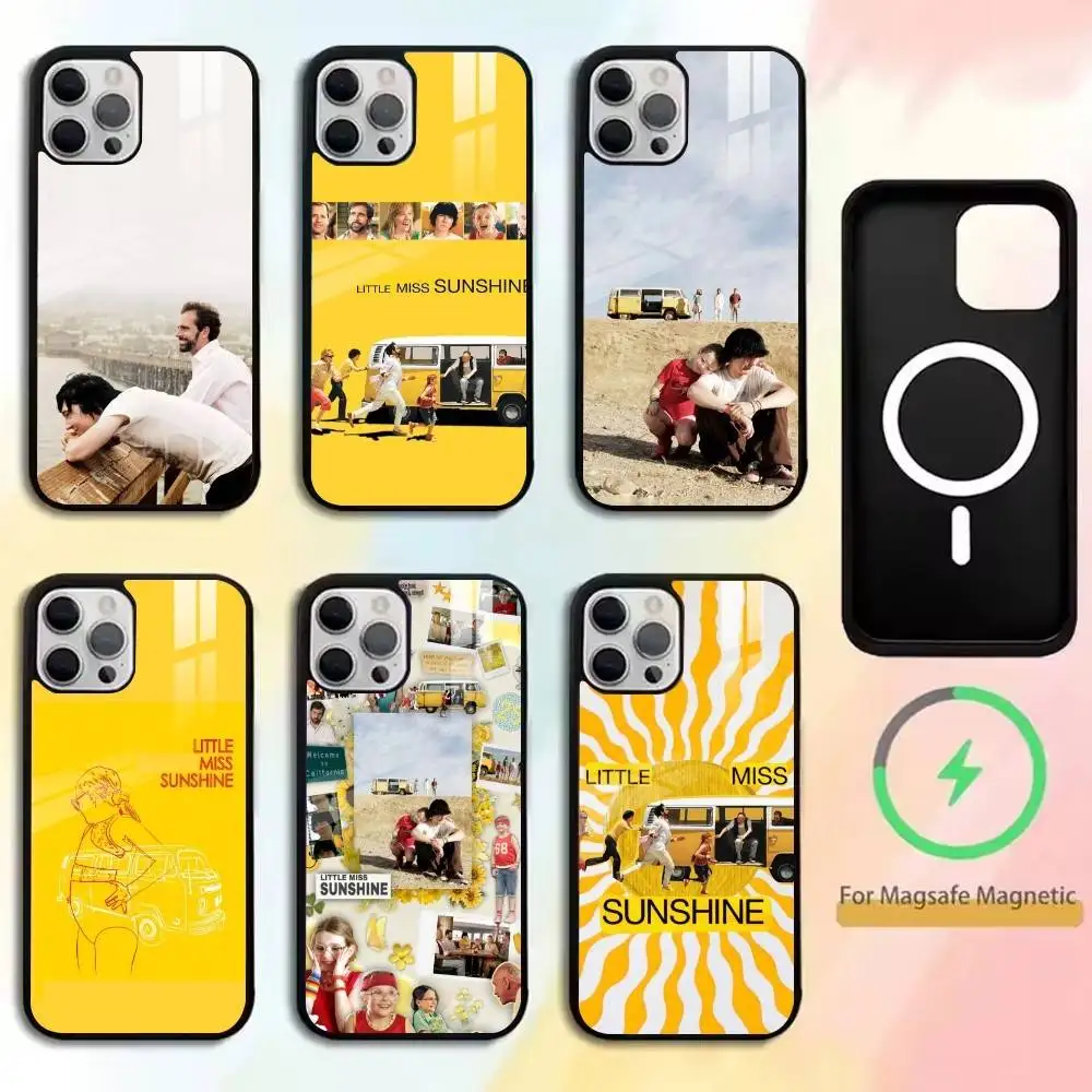 

L-Little Miss Sunshine-WARM Phone Case For iPhone17,16,15,14,13,12,11 Plus,Pro Magnetic with Magsafe Wireless Charging