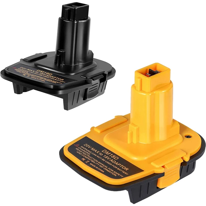 2Pcs M18D Converter For Dewolt 18V/20V For 18V Li-Ion Battery Work For Dewalt 18V Nicad & Nimh Power Tool