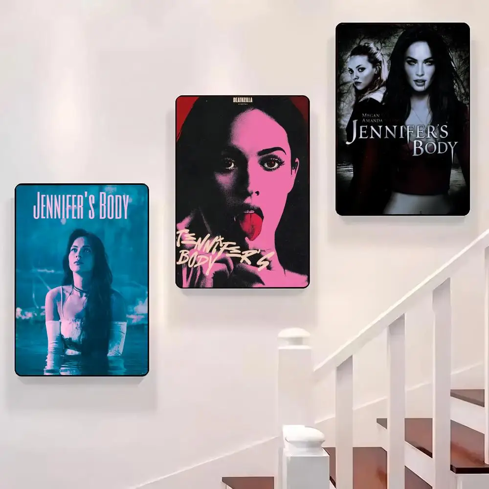 

J-Jennifer Body Horror Movie Poster Sticky Wall Waterproof Home Living Room Bedroom Bar Aesthetic Decoration Perfect Gift