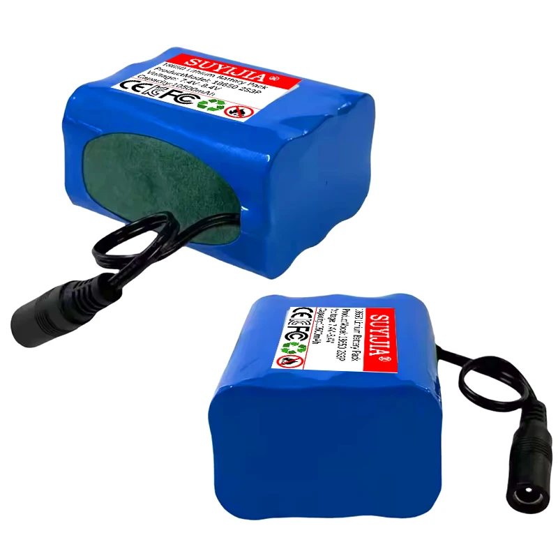 18650 بطارية حزمة 2S3P 10500mah بطارية ليثيوم ل 7.4 فولت 8.4 فولت أضواء الصيد قوارب التحكم عن بعد مصباح ليد سمّاعات بلوتوث #6