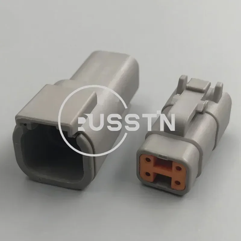 1 Set 4 Hole DTM Series DTM06-4S ATM06-4S Electrical Car Connector Auto Waterproof Socket AC Assembly Wire Harness Plug