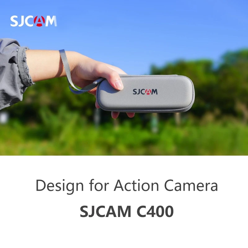 حقيبة تخزين SJCAM C400، حقيبة حمل للسفر، حقيبة حمل محمولة مقاومة للماء ومضادة للصدمات، ملحقات واقية ذات هيكل صلب
