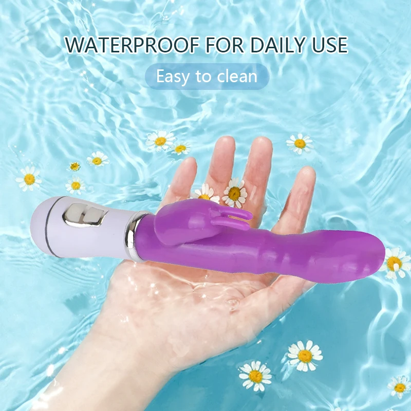 جهاز مساج شخصي حسي 2 في 1 - هزاز متعدد الاستخدامات مقاس 21 سم لتحفيز دقيق مع تصميم مريح وأداء فائق الهدوء