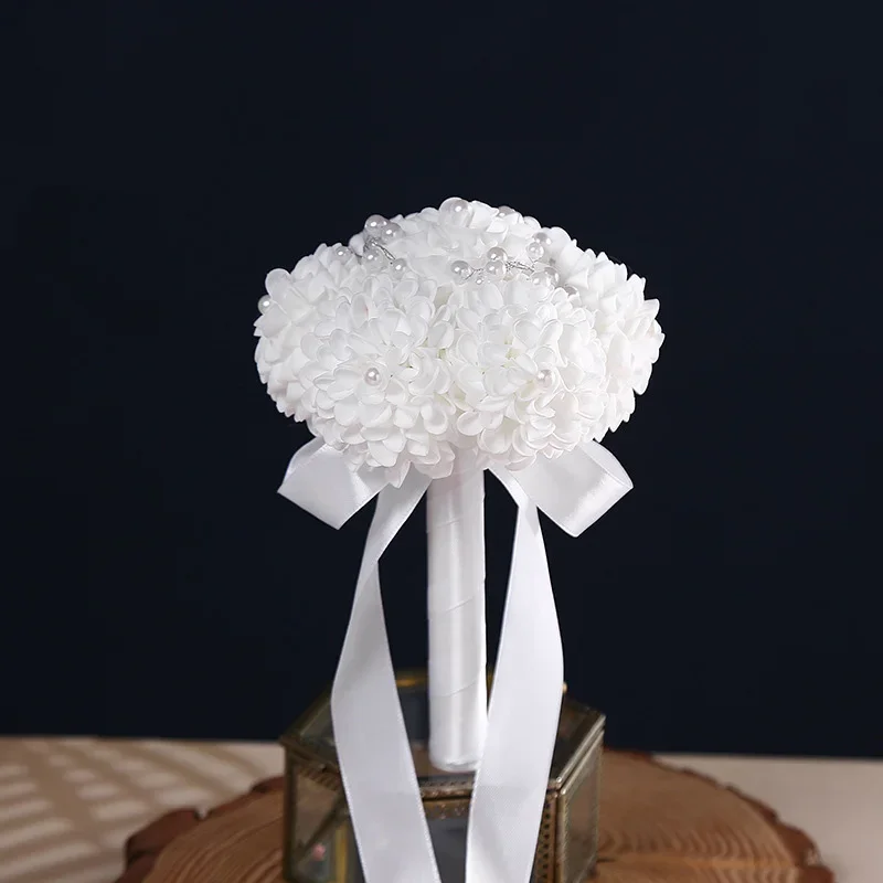 

A wedding bouquet, bridal supplies, delicate flower bouquet, suitable for wedding, engagement, home decor Hair pick Lace glue