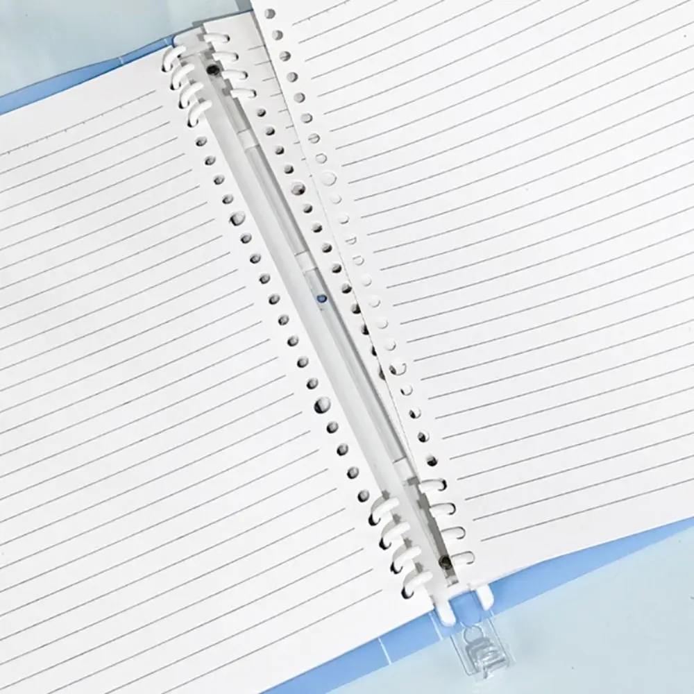 Simple Macaron Color Notebook A5/B5 Detachable Binder Book Horizontal Line Inner Page Diary Book Gift