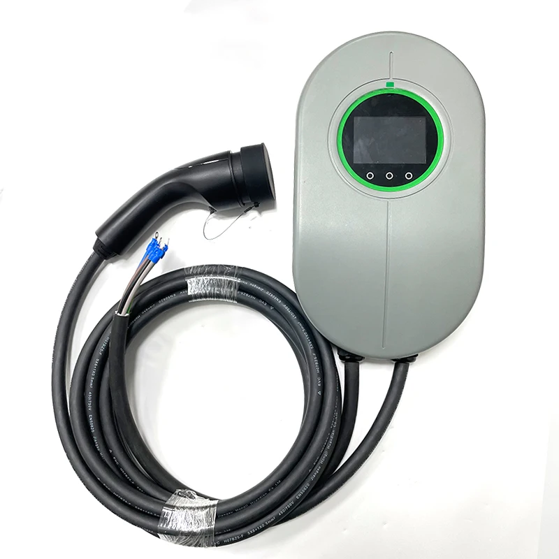 Type1/Type2/Nacs New Energy Vehicles 16A Wall-mounted EV Charger AC 7KW/11KW/12KW Charger High Power Wallbox Charging Station