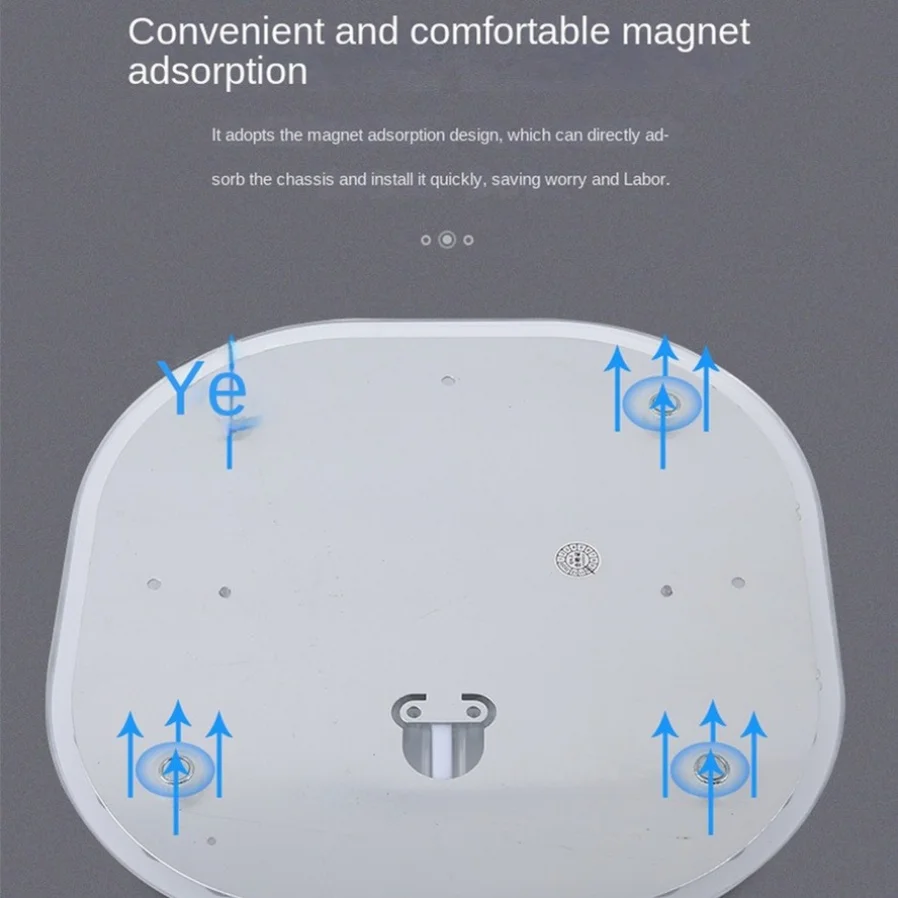 Painel de Anel MunLii-LED, Luz Circular, Placa de Teto Quadrado, Iluminação Brilho, AC 220V, 36W, 24W, 18W, 12W