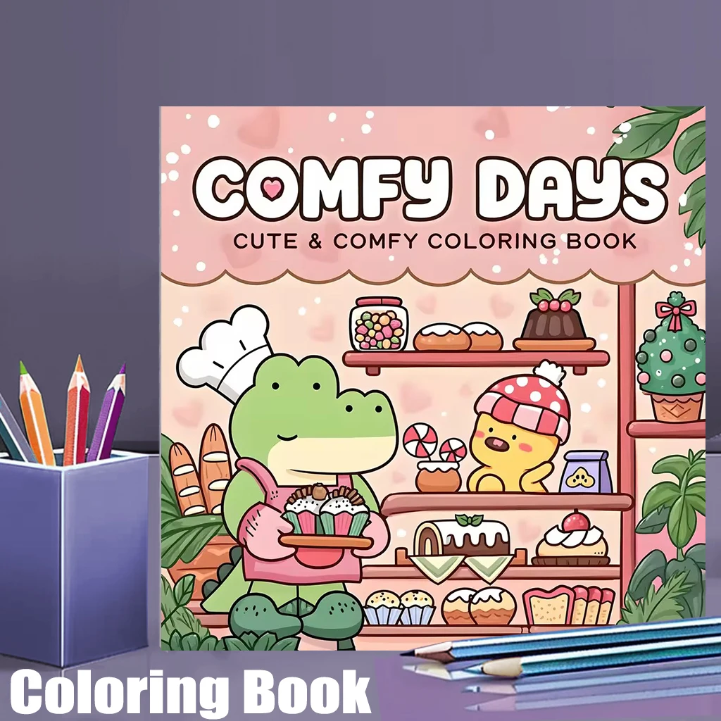 

28 страниц: Уютная книжка-раскраска, книжка-раскраска для подарков на День святого Валентина, подарок на день рождения, товары для рисования, Рождество