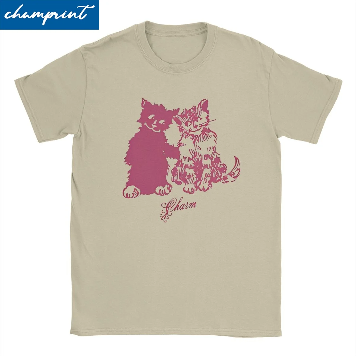 Clairo Cat Best Friends T Shirts for Men Women Pure Cotton Novelty T-Shirt Crewneck Tees Short Sleeve Tops Printed