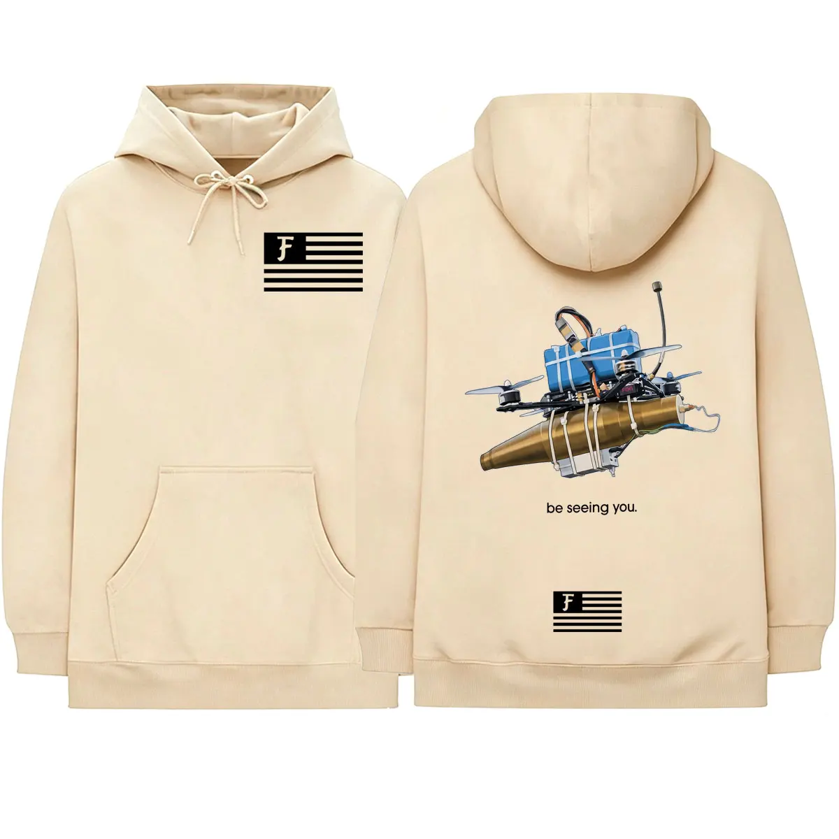 Forward Observations Group Be Seeing You Hoodies Herren Damen Kleidung Mode Lässige Langarm-Pullover Kapuzen-Sweatshirts – Detail 6