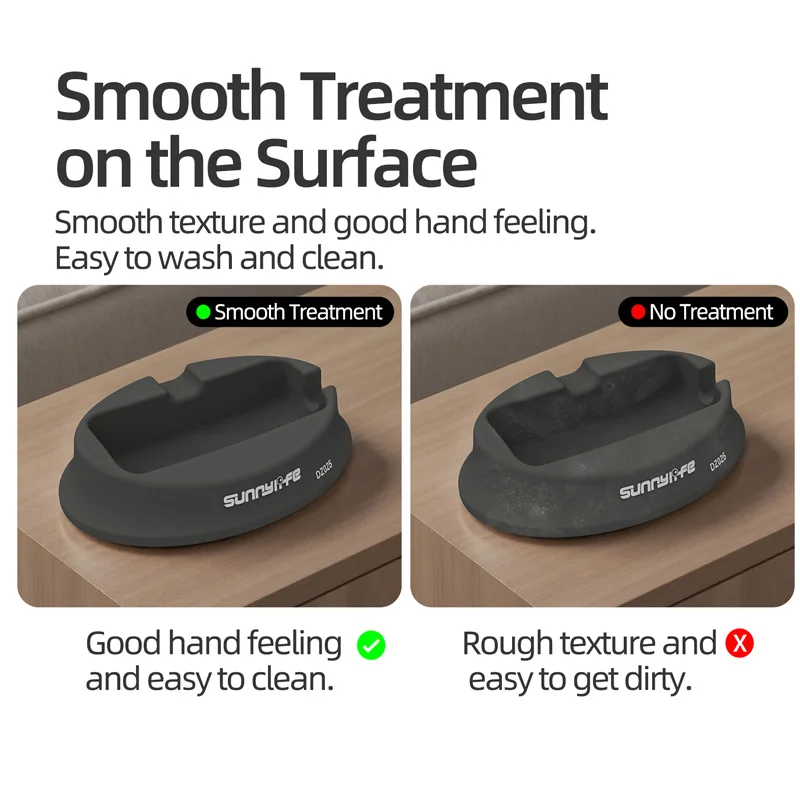 قاعدة من السيليكون الناعم لسطح المكتب DJI OSMO 360 حامل ثابت مضاد للانزلاق حامل قاعدة السيارة الواقية لملحقات OSMO 360