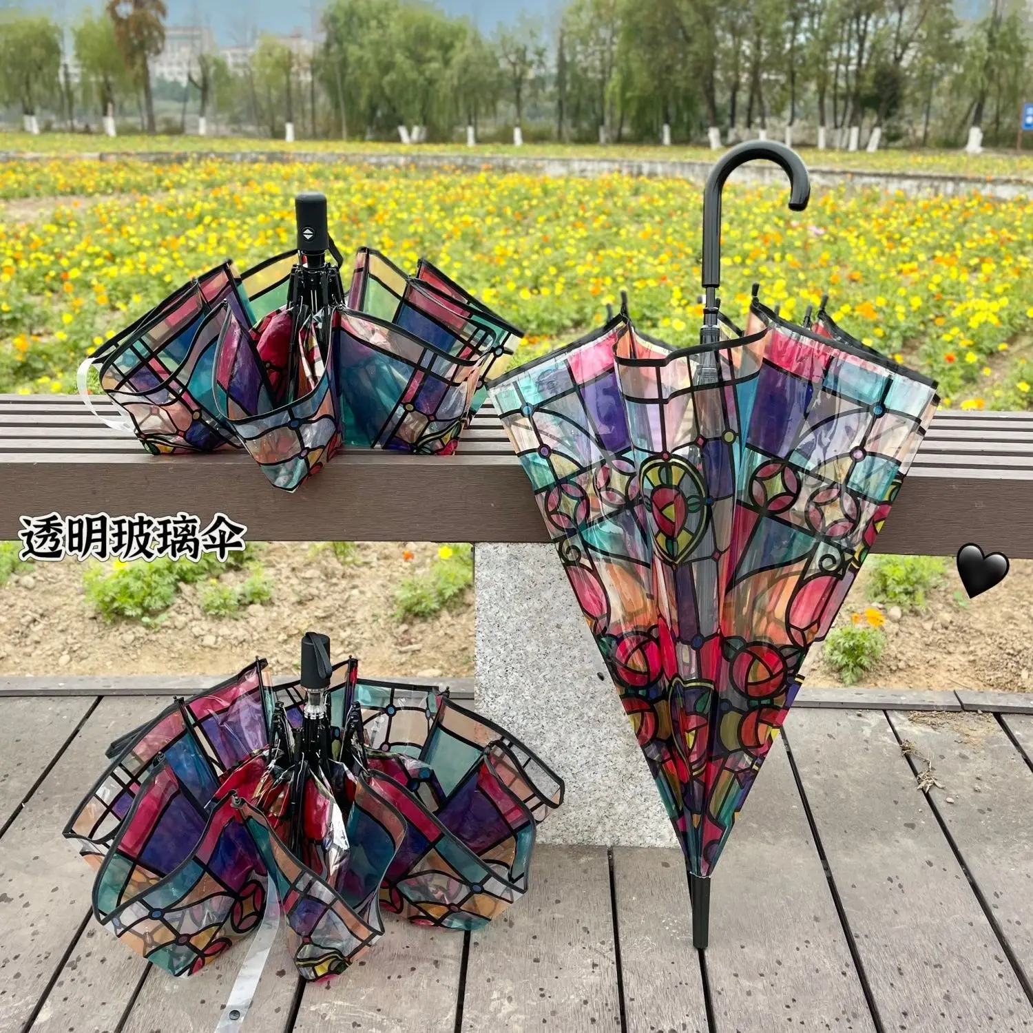 зонт витраж/stained glass umbrella