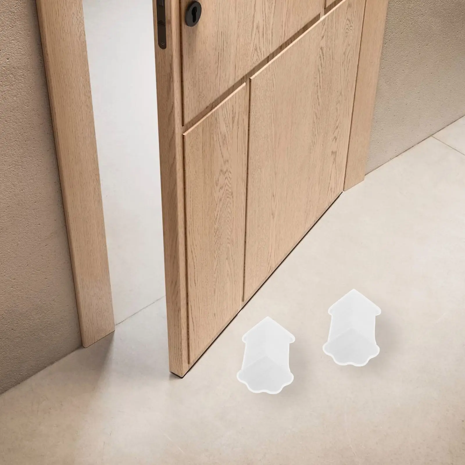 4Pcs Silicone Door Edge Protector Soft Corner Guard Anti Collision Safety Bumper Baby Proof Door Wall Protection