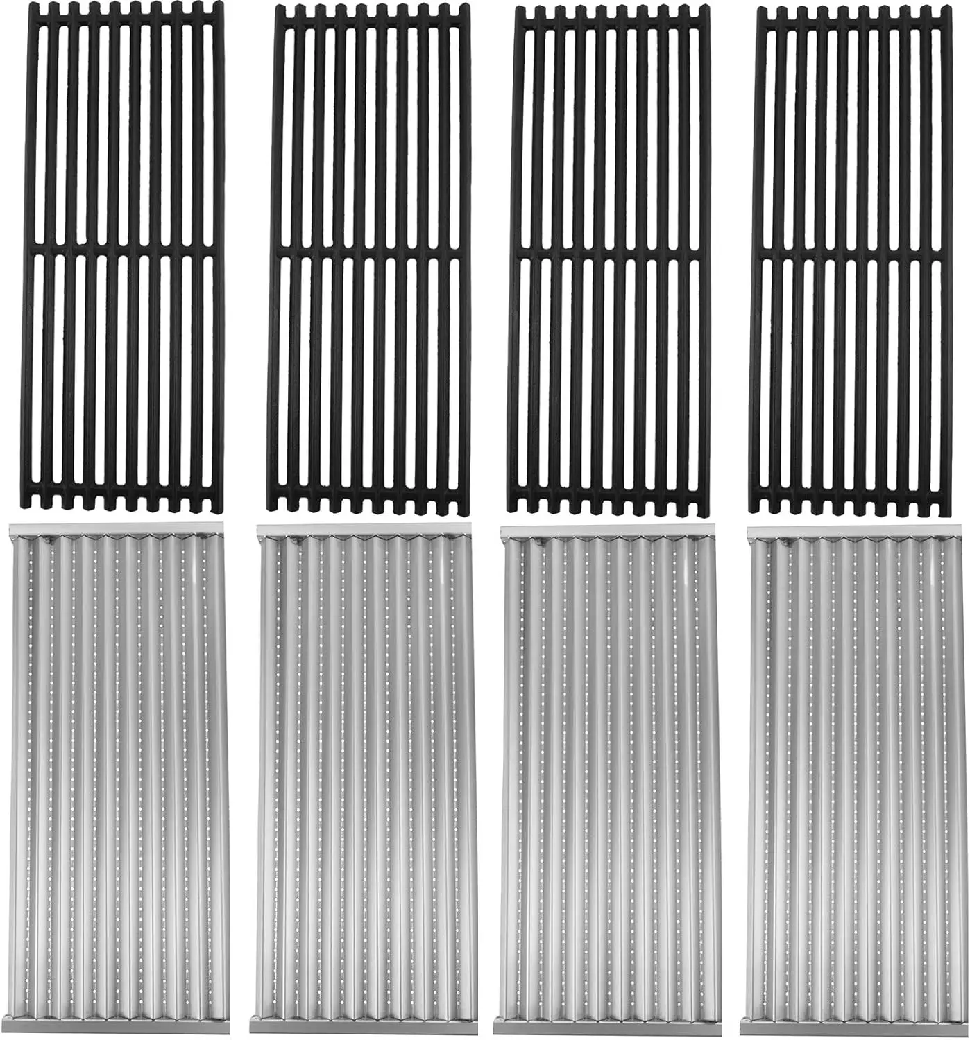 Cast Iron Cooking Grates and Infrared Emitter