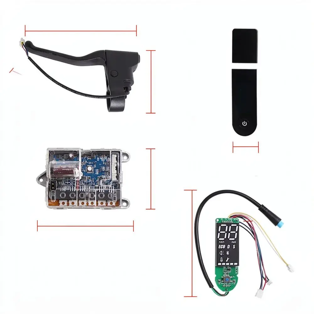 Replacement Component Set For For M365 Pro Scooter Controller Dashboard Throttle Cable Light System Repair Kit