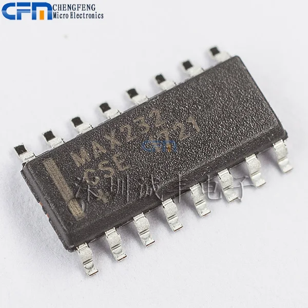 MAX232CSE+T MAX232 MAXIM SOP RS-232 5 piezas