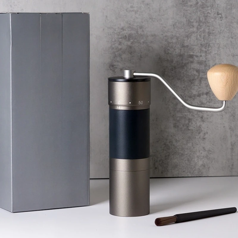K6 Manual Coffee Grinder Stainless Steel Conical Burr Mill For Drip French Press Home Camping Coffee Bean Grinding