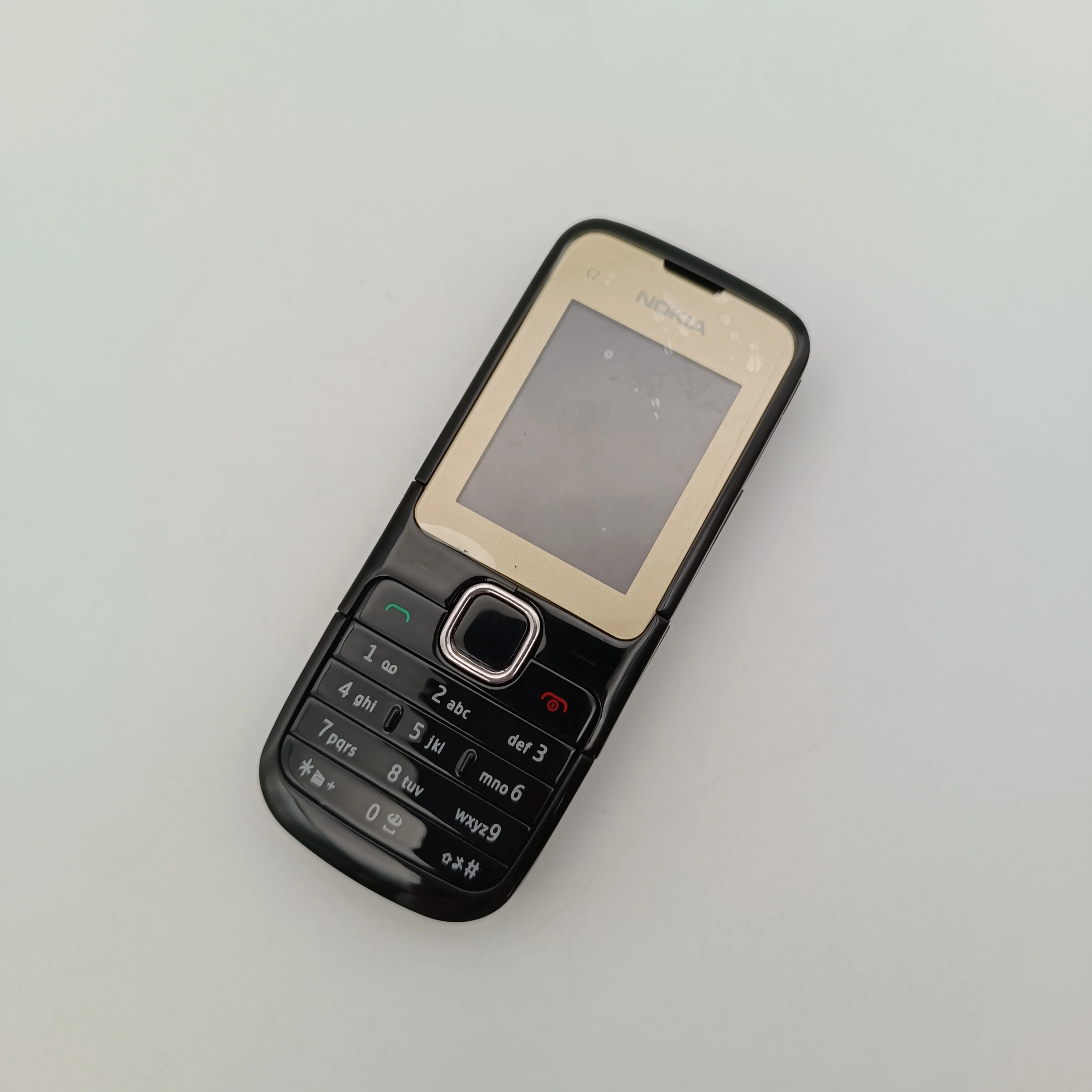 هاتف Nokia C2-00 الأصلي مصنوع في فنلندا يدعم اللغة الإنجليزية بحالة جيدة