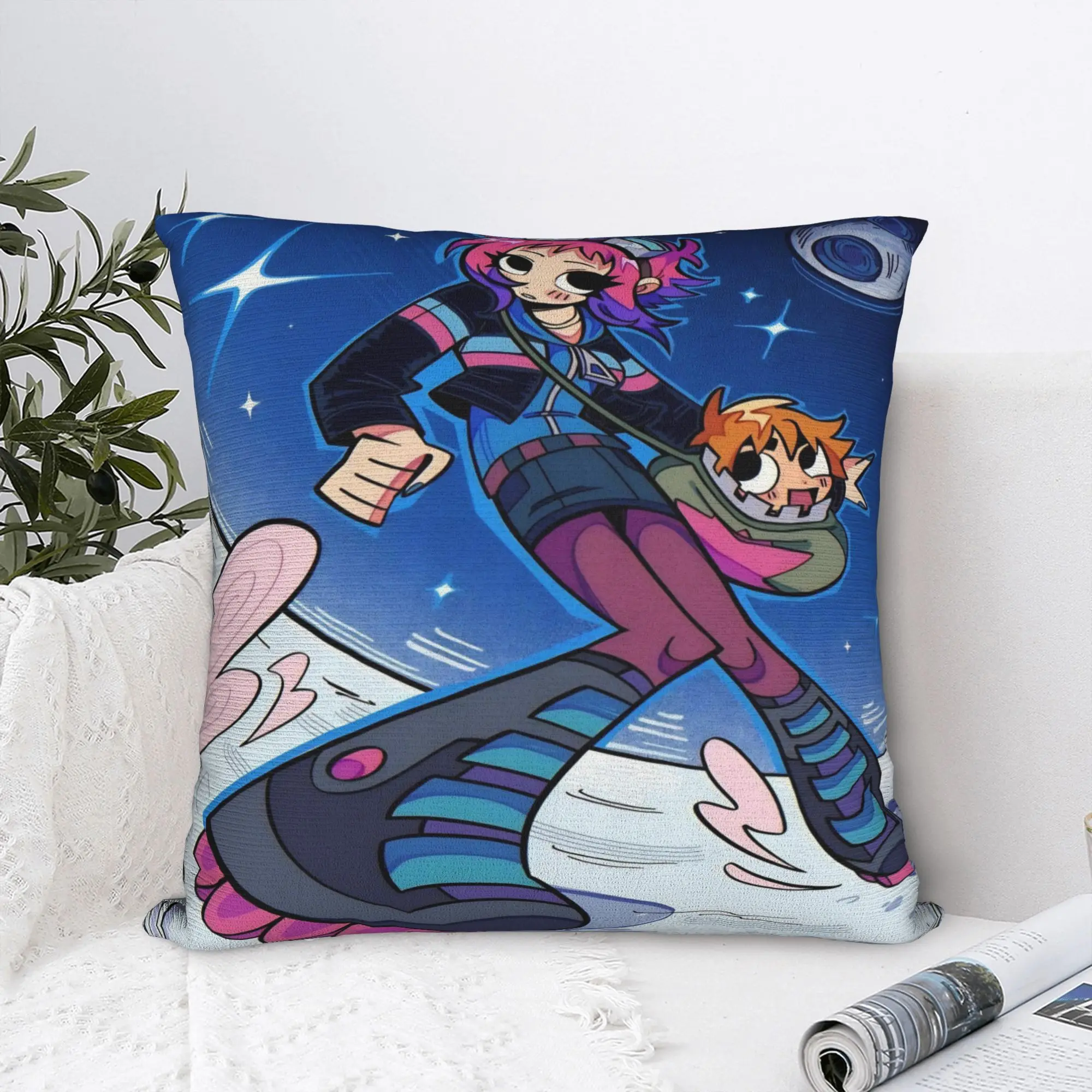 Trendy Home Scott Pilgrim vs. the World Decor Pillowcase Merch  Pillow Covers Zipper Multi Size
