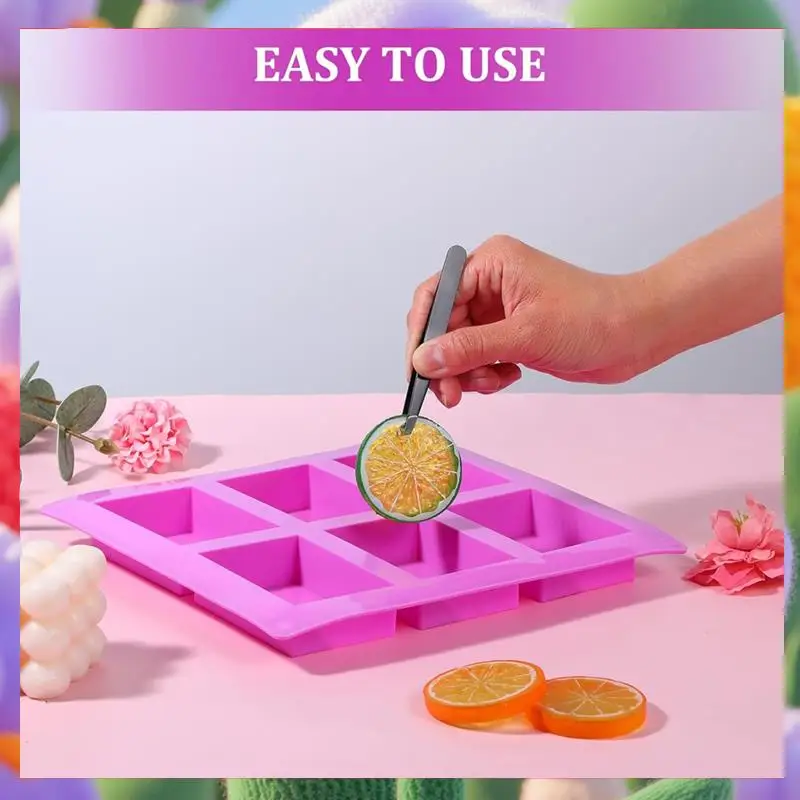 

Silicone Soap Molds Silicone Soap Mold For Homemade Craft Soap Bar Mold, Chocolate Molds-ABXK