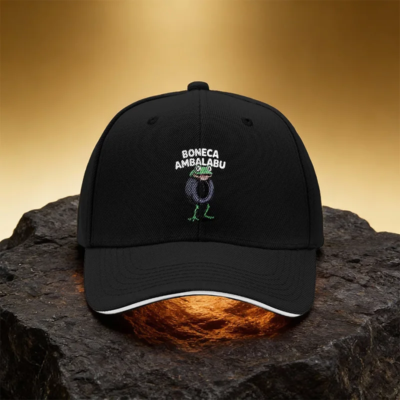 Frog Tire Pattern Hat, Unisex Printed Baseball Cap Sandwich Brim Sports Cap, Suitable for Daily Commuting and Travel - An Excell