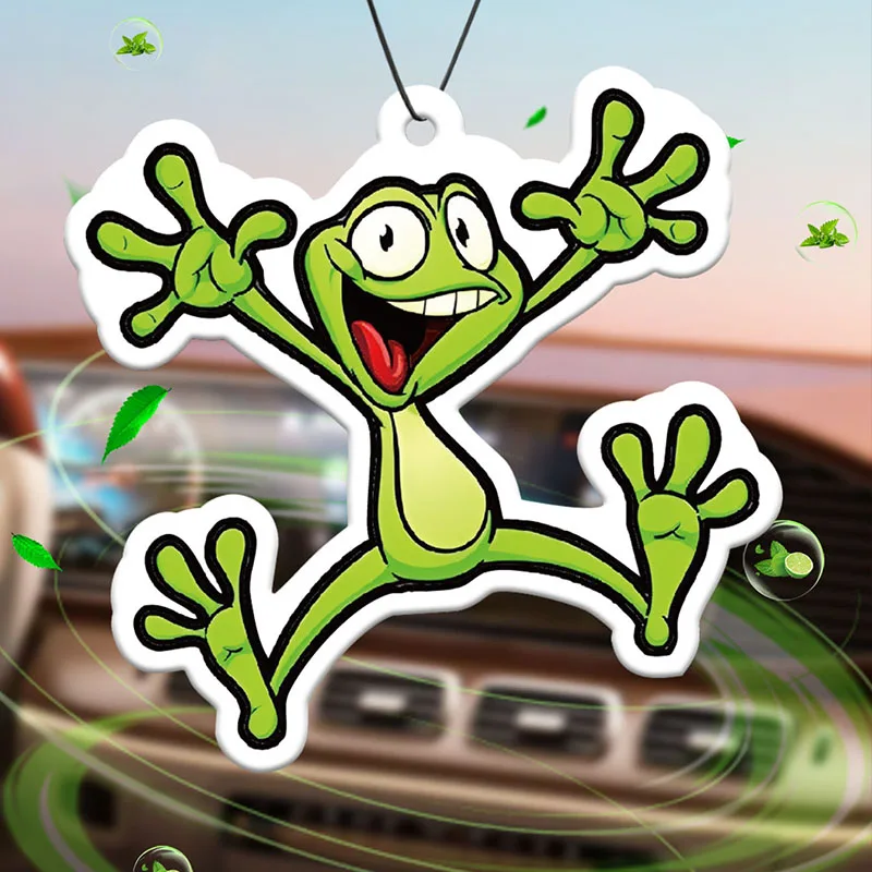 Green Frog Jumping …