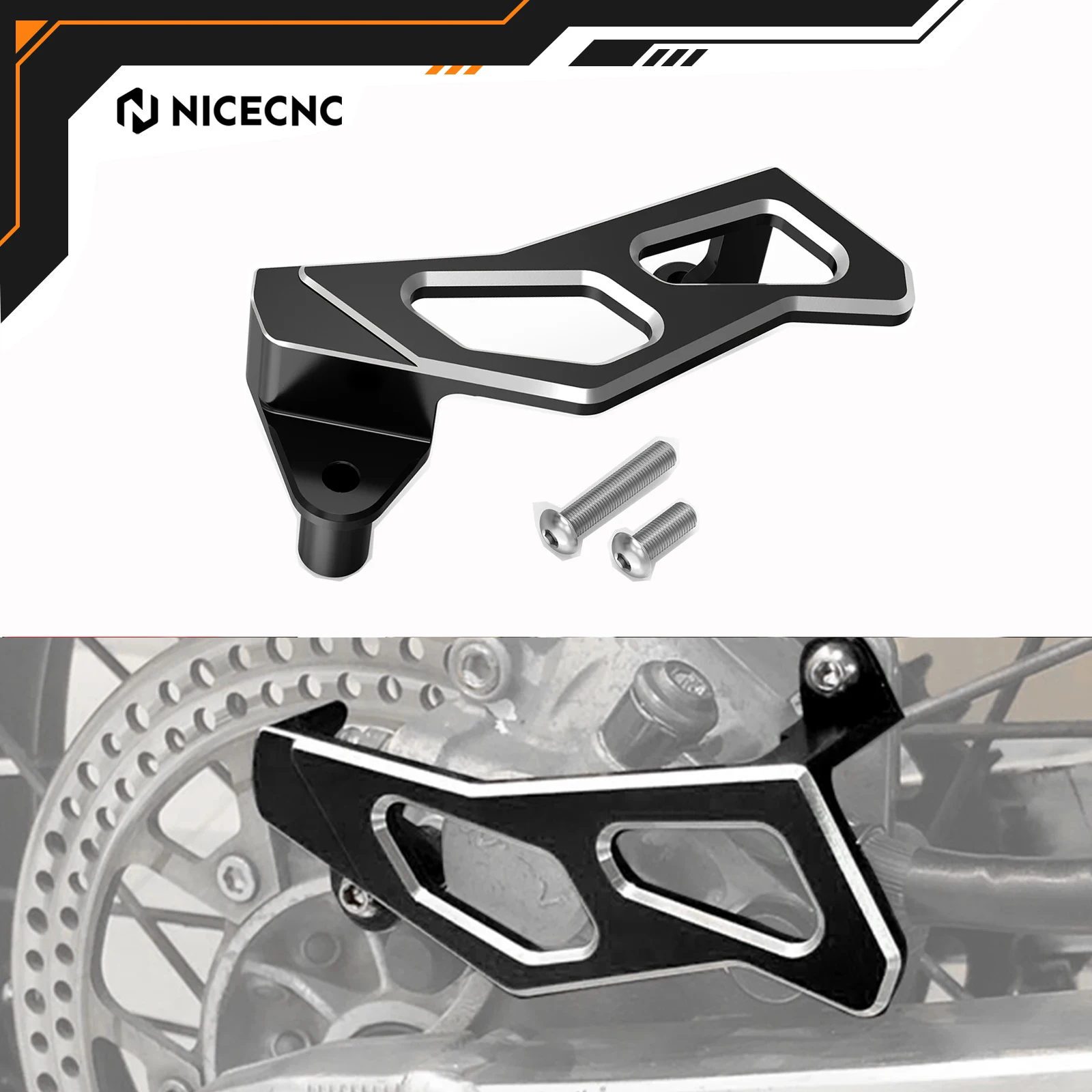 

NCIECNC For Suzuki DRZ400SM DRZ 400 SM 2005-2024 2023 2022 2021 2020 2019 Rear Brake Caliper Guard Protector Aluminum Motorcycle