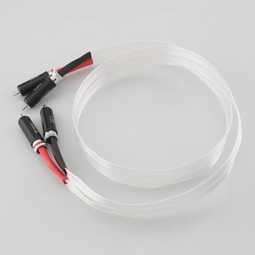 Dây Tín Hiệu Nordost Kiểm Âm Hifi 7N OCC Bạc Cáp Âm Thanh Tín Hiệu 2rca-2rca Cáp RCA 2 Cắm Phiên Bản
